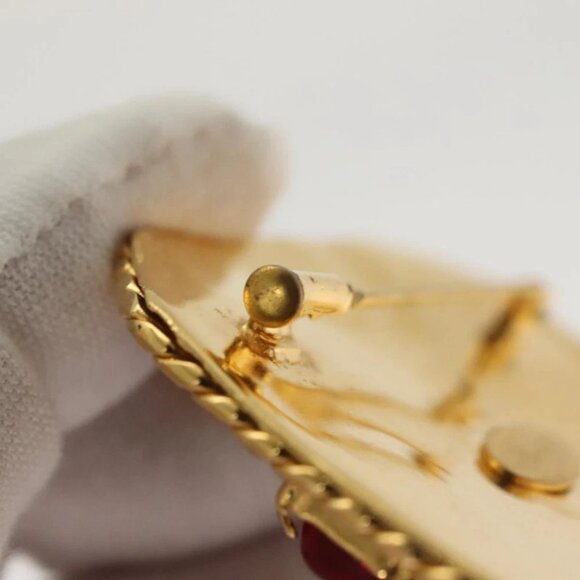 CHANEL Brooch metal Gold CC Auth BA3720 - Picture 4 of 5
